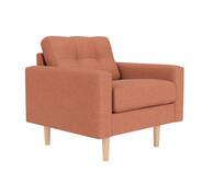 Jazz Armchair Linden Rose 1 Seater