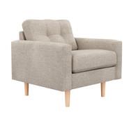 Jazz Armchair Neutral 1 Seater