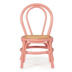 Jessie Rattan Kids Chair, Pink