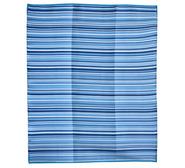 Jina Outdoor Reversible Rug Blue Large