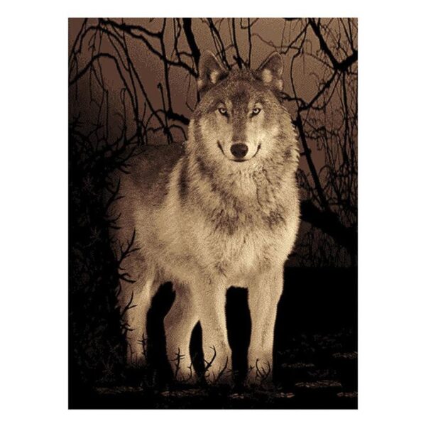 Legacy Wolf Modern Rug/Wall Art, 120x170cm