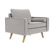Lisbon Armchair Green 1 Seater