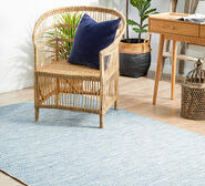 Manteno Outdoor Rug Blue Large