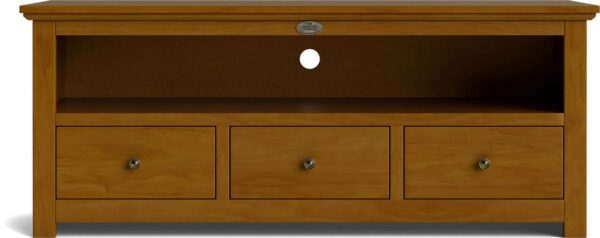 Marsden 3 Drawer Entertainment Unit - Old Rimu