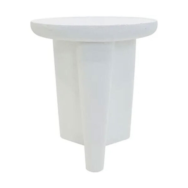 Marta Magnesia Indoor / Outdoor Round Stool / Side Table