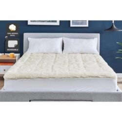 Merino Wool Reversible Underlay Underlay Mattress Topper - Double - Double