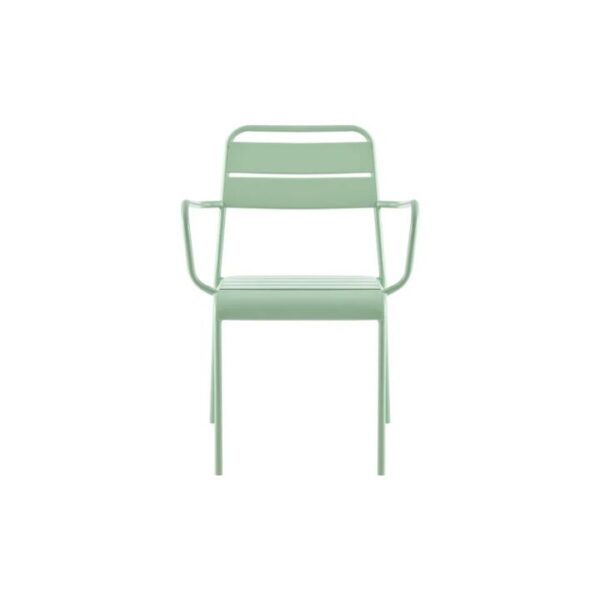 Miami Metal Outdoor Armchair - Charcoal