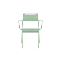 Miami Metal Outdoor Armchair - Light Grey