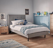 Modena Bed King Single (Frame Only) Grey