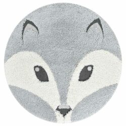 Mr&Mrs Fox Kids Round Rug, 120cm