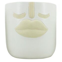Mrs.Pothead Ceramic Planter Pot with Drainage, Large, White