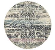 Nazir Round Rug Blue Medium