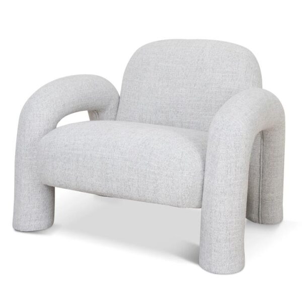 Nico Fabric Armchair - Cloud Grey by Interior Secrets - AfterPay Available