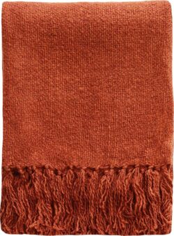 Ollo Serenade Throw - Burnt Orange
