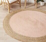 Poppy Polo 120 X 120Cm Pink Round Rug Pink Medium