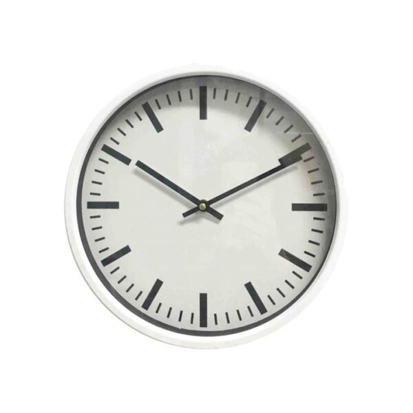 Roche Metal Frame Round Wall Clock, 30cm