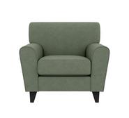 Ruby Armchair Green 1 Seater