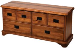 Rutherford 6 Drawer Window Chest - Matte