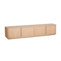 Sahar 2.2m TV Entertainment Unit - Natural by Interior Secrets - AfterPay Available