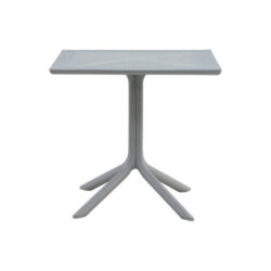 Santacruz Square Outdoor Dining Table, 80cm, Grey