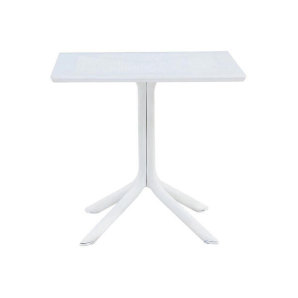 Santacruz Square Outdoor Dining Table, 80cm, White