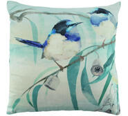 Sariya Wren Velvet Cushion Multi