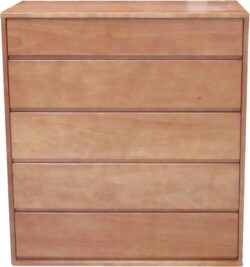Saxon 5 Drawer Chest - Honey