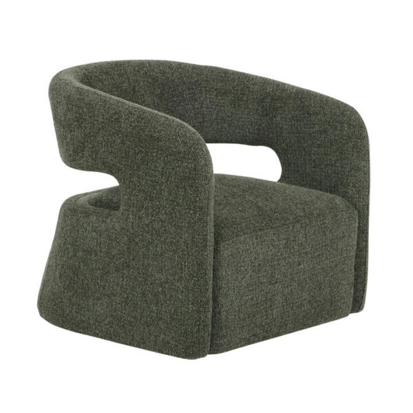 Seam Armchair - Coral Dark Green by Interior Secrets - AfterPay Available