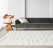 Sernie Arlo Rug White Extra Large