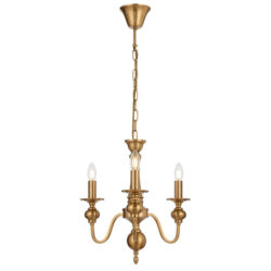 Siedel Iron Chandelier, 3 Light