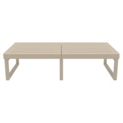 Siesta Mykonos Outdoor Coffee Table, 130cm, Taupe