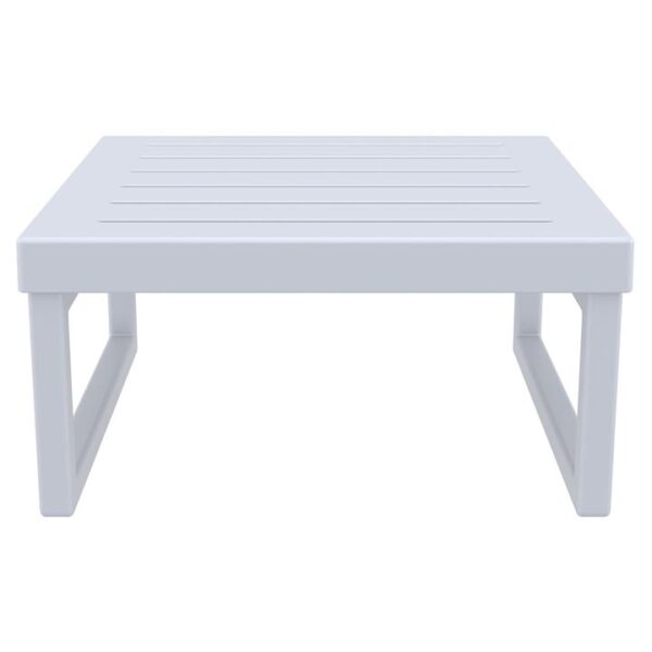 Siesta Mykonos Outdoor Coffee Table, 65cm, Silver Grey