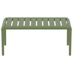 Siesta Paris Commercial Grade Outdoor Coffee Table, 90cm, Olive Green