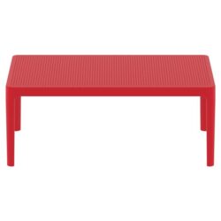 Siesta Sky Commercial Grade Indoor / Outdoor Coffee Table, 100cm, Red