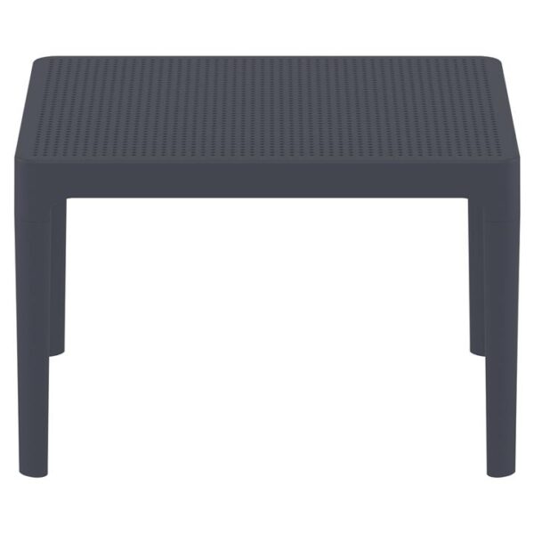 Siesta Sky Commercial Grade Indoor / Outdoor Side Table, Anthracite