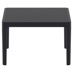 Siesta Sky Commercial Grade Indoor / Outdoor Side Table, Black