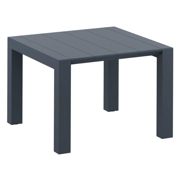 Siesta Vegas Commercial Grade Outdoor Extendable Dining Table, 100-140cm, Anthracite