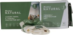 Sleepyhead Natural Luxury Wool & Tencel Mattress Protector Set - California King