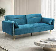 Tambor 3 Seater Futon Blue