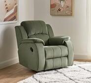 Venice 1 Seater Recliner Armchair Green