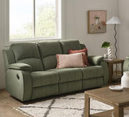 Venice 3 Seater Recliner Armchair Green