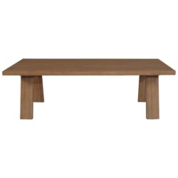 Walmer Eucalyptus Timber Outdoor Coffee Table, 130cm