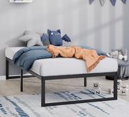 Wynne King Single Bed Base In Black