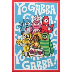Yo Gabba Gabba Team Kids Rug, 150x100cm, Blue