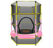 4.5Ft Kids Trampoline Pink