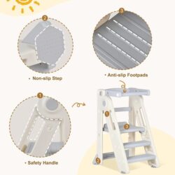 Advwin Foldable Kids Step Stool