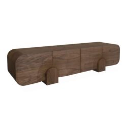 Alisha 2.2m TV Entertainment Unit - Light Walnut by Interior Secrets - AfterPay Available