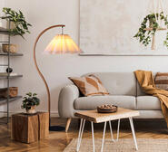 Bertha 148Cm Floor Lamp Wood