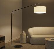 Brooklyn 180Cm Floor Lamp Black
