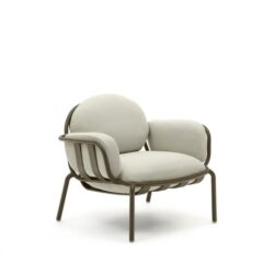 Cena Fabric Outdoor Armchair - Beige & Green by Interior Secrets - AfterPay Available